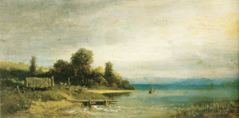 Landschaft am Ammersee. First version